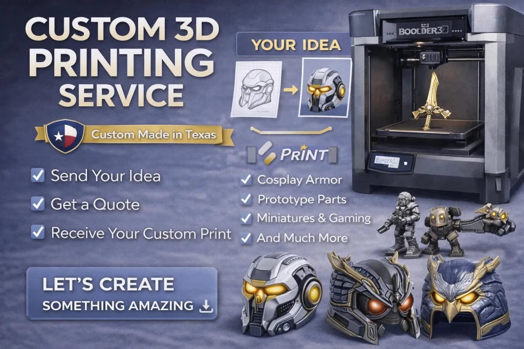 Custom 3D Print Service — Physical Item Made to Order - Border3d