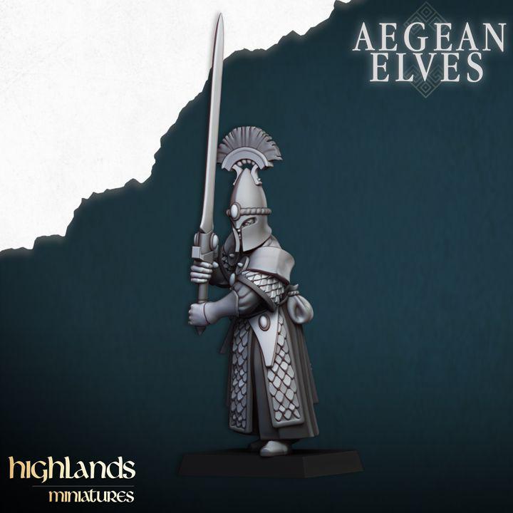 Swords of Messara 3D Miniature | Highlands Miniatures | 32mm Resin DnD Fantasy Wargaming RPG