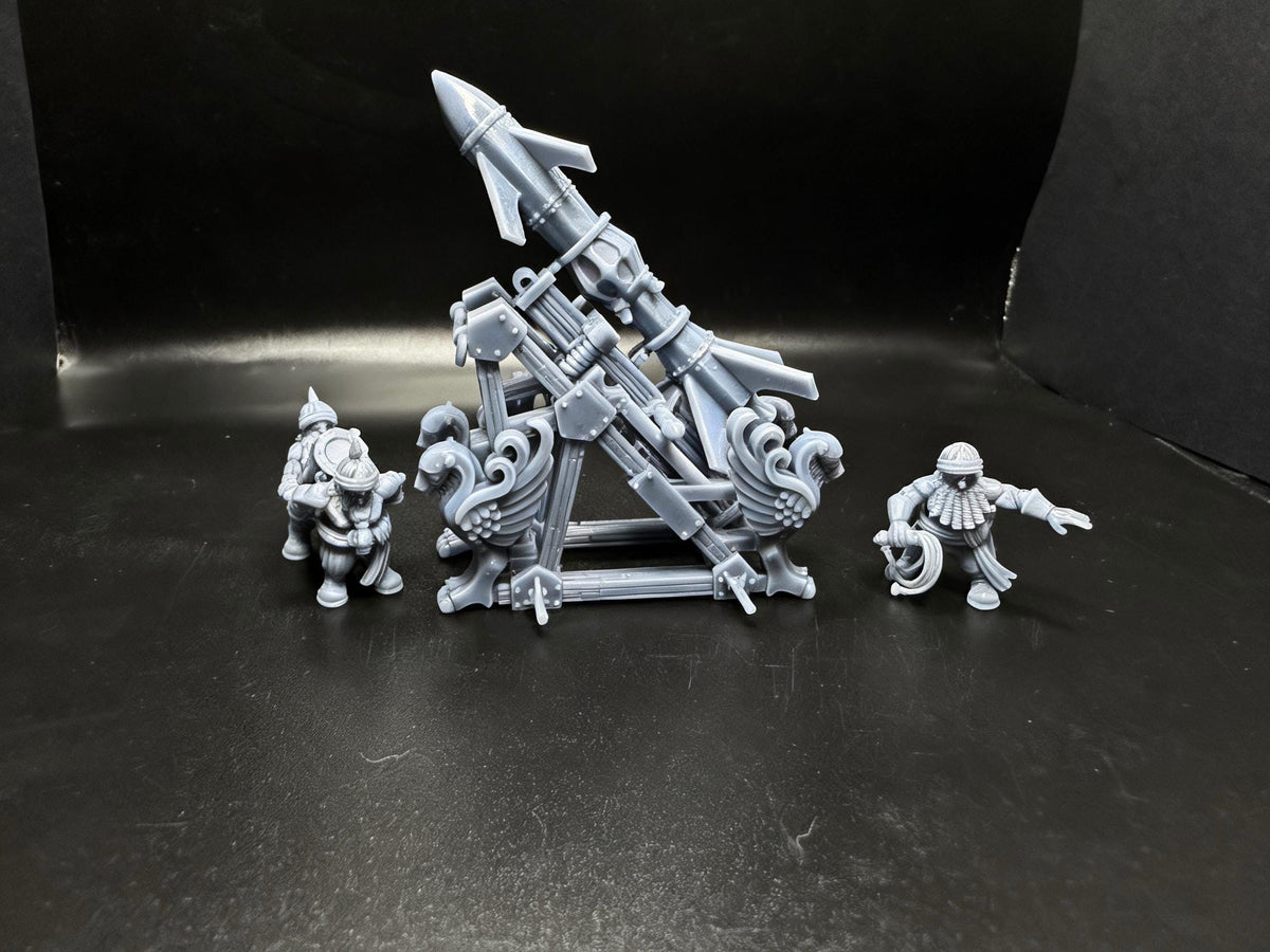 Sons of Marduk Mortar and Rocket War Machine | 32mm Resin | 3D Printed Unpainted Highlands