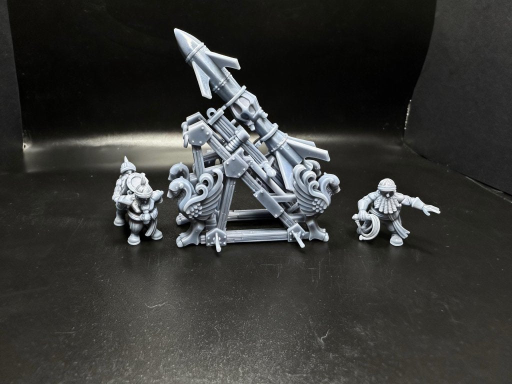 Sons of Marduk Mortar and Rocket War Machine | 32mm Resin | 3D Printed Unpainted Highlands - Border3d