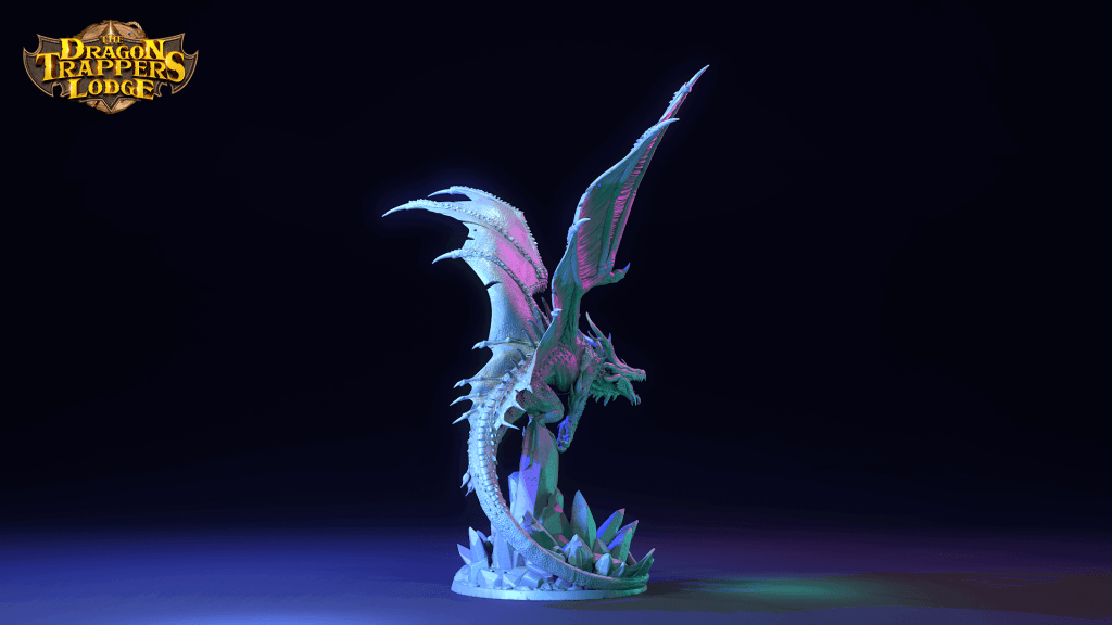 Ice Dragon The Dragon Trappers Lodge - Border3d