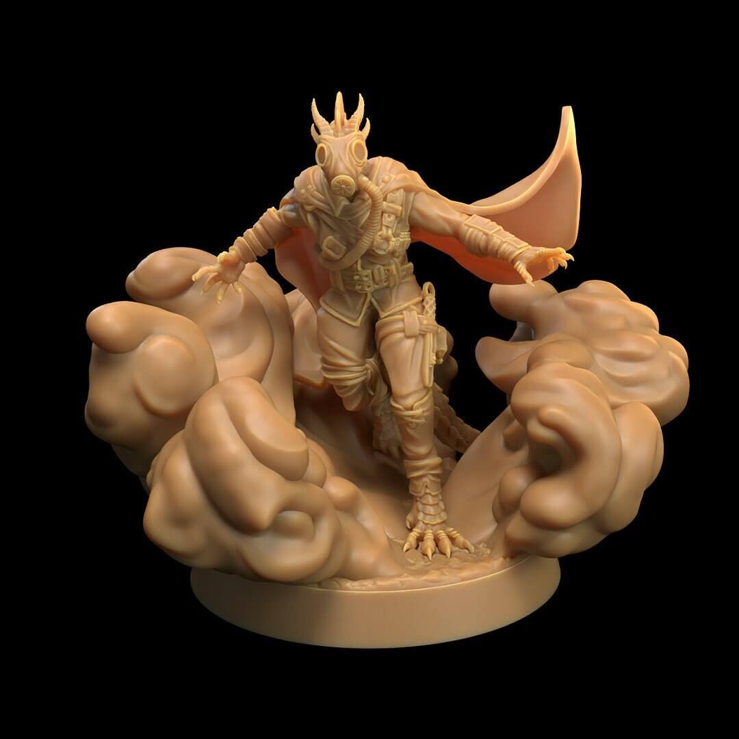 The Dragon's War Children Of The Flame Fumigator Mage Draconian - Border3d