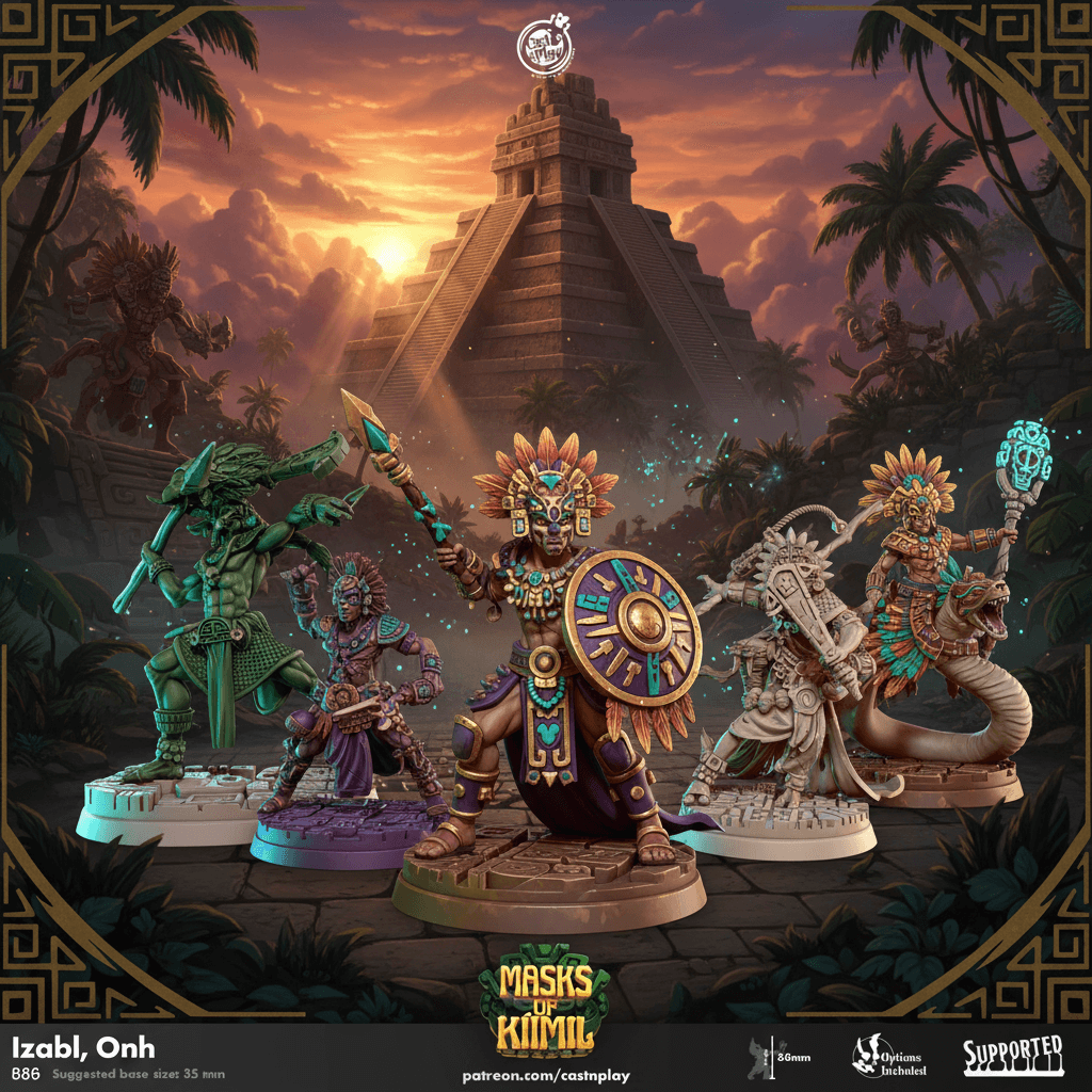 3D printing tabletop miniatures Cast n Play Border3d LLC - Border3d 