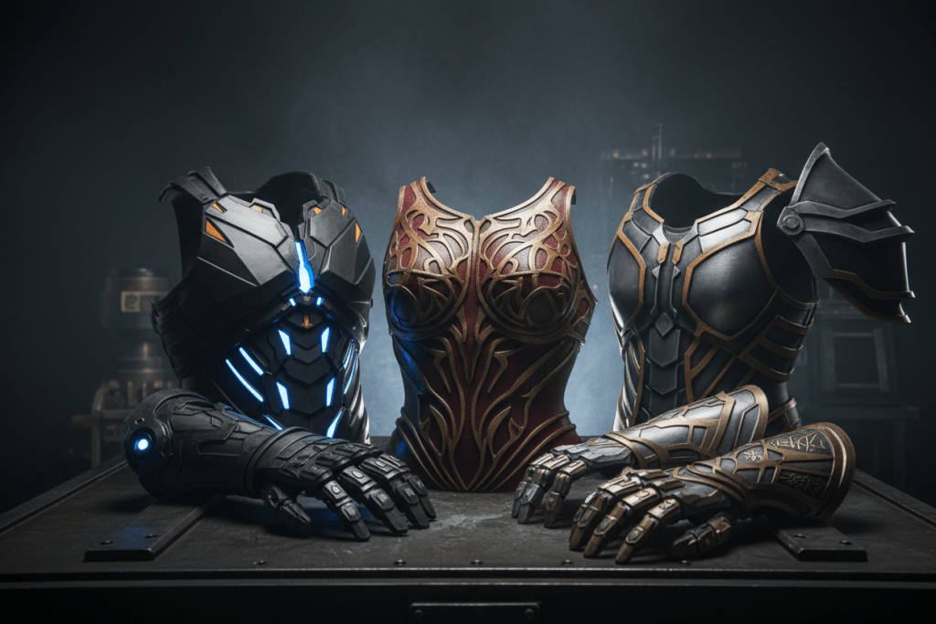 Armor & Gauntlets - Border3d