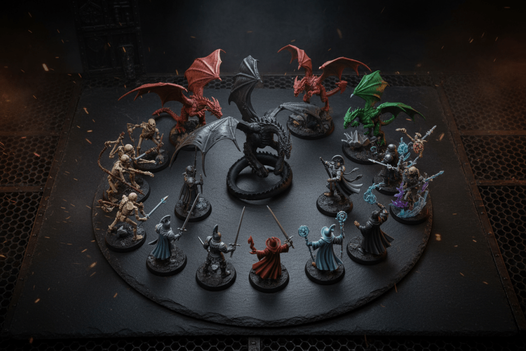 Fantasy & RPG Miniatures - Border3d