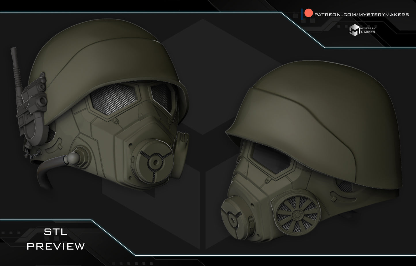 Cosplay Helmet Prop Mystery Makers #1