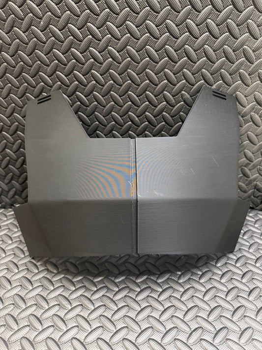 Mystery Makers wasteland ranger cosplay armor set torso and shoulder pauldrons size Large 3D printed in PLA filament officially licensed printed by Border3D LLC veteran-owned Texas
