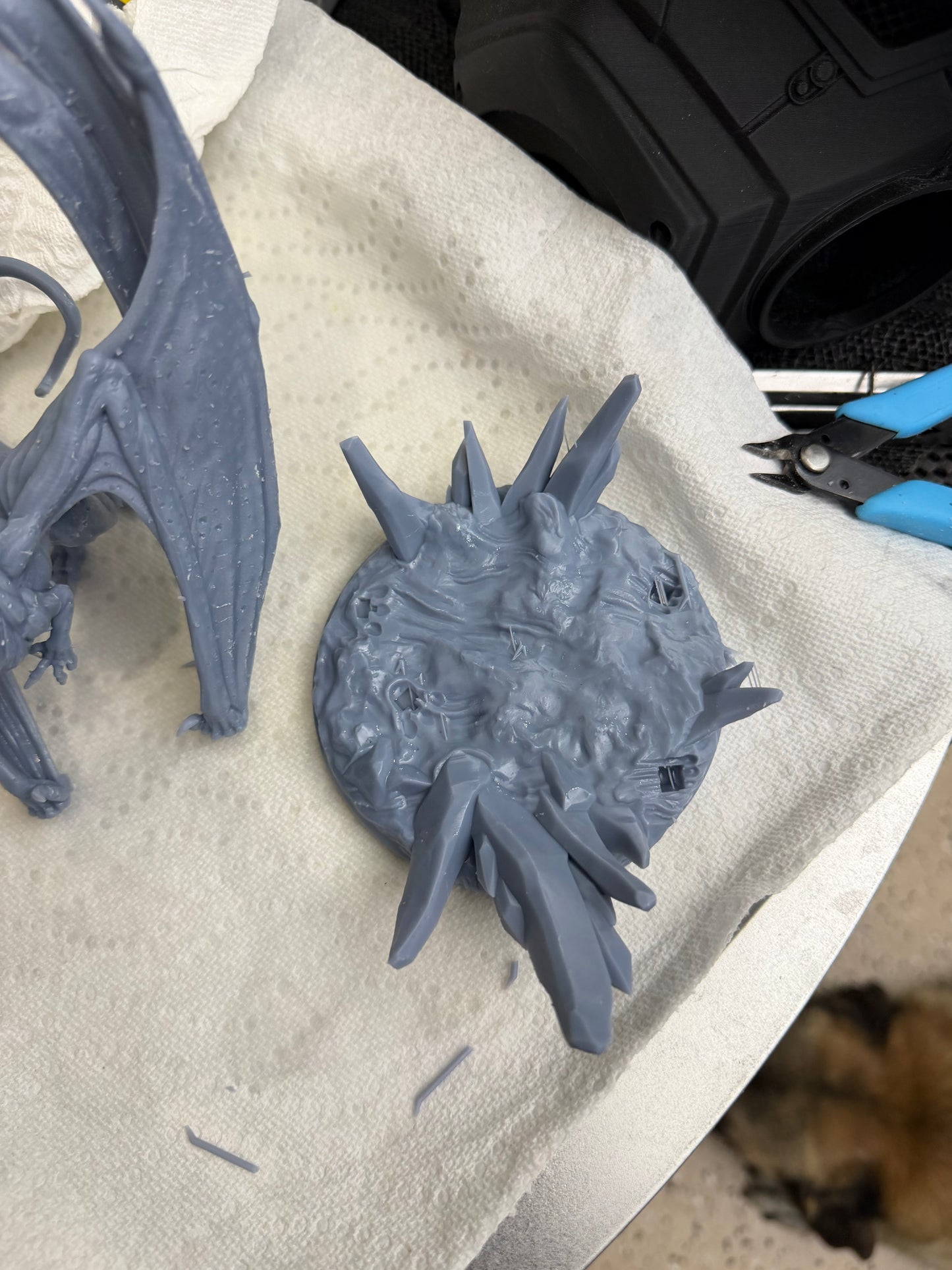 Ice Tyrant Dragon Miniature — 32mm Frost Boss | Dragon Trappers Lodge | Border3D LLC