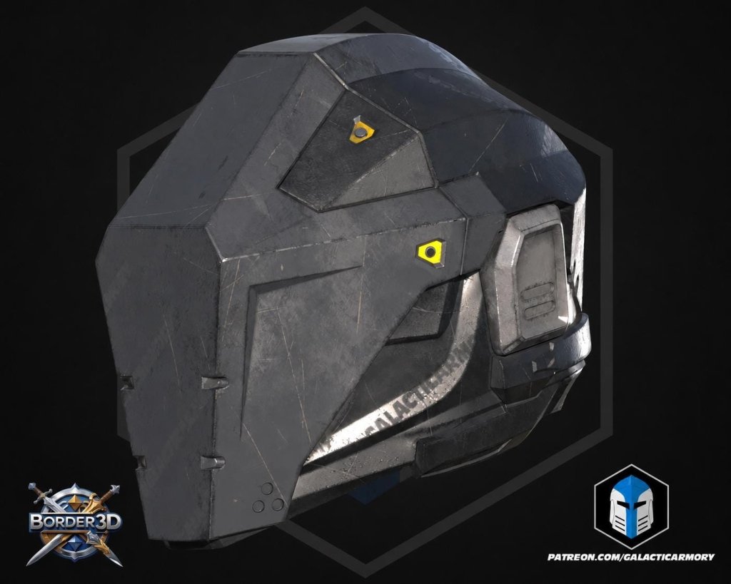 3D Printed Sci-Fi Cosplay Armor Set| Full Body Tactical Suit, Helmet Boots PLA Raw - Border3d