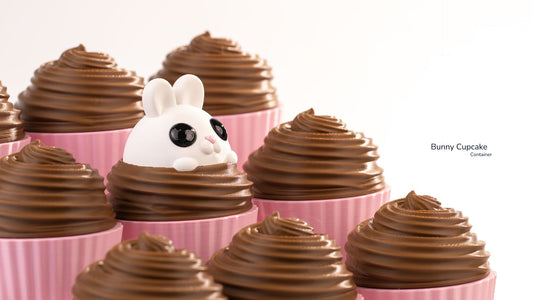 Bunny Cupcake Container - Zou3D