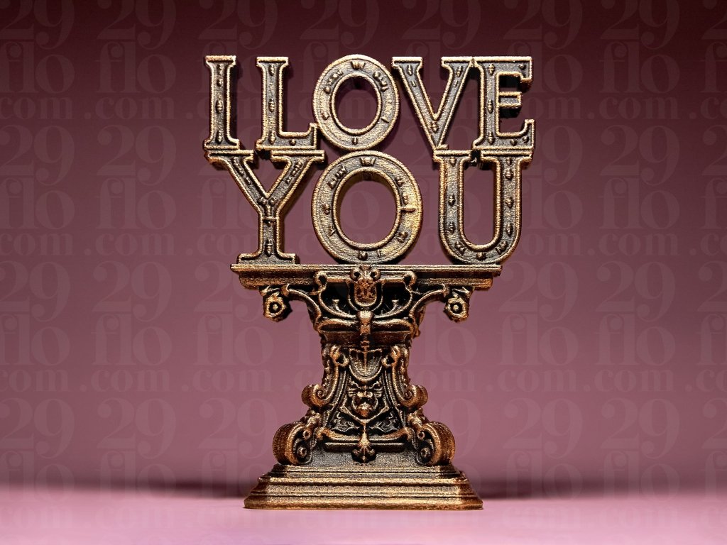 Baroque Winged Heart – 3D Printed Gothic Fantasy Sculpture - Border3d