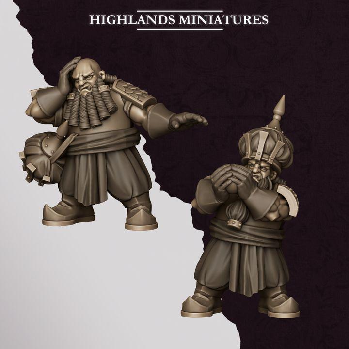 Blazing Icon of Marduk Miniature | Sons of Marduk Rolling Fortress War Machine 28mm 32mm 3D Printed DnD RPG | Highlands Minis - Border3d