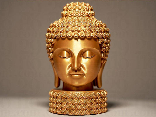 Buddha Statue 3D Printed | Meditation Decor | Zen Home Sanctuary | Spiritual Mindfulness Gift | 29flo - Border3d