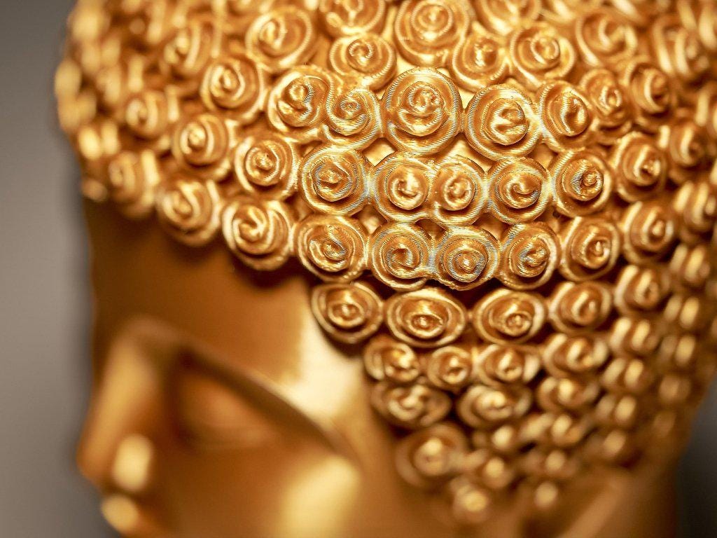 Buddha Statue 3D Printed | Meditation Decor | Zen Home Sanctuary | Spiritual Mindfulness Gift | 29flo - Border3d