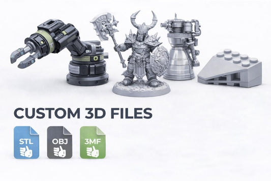 Custom 3D Model Design Service, STL OBJ 3MF Files (Digital Download) - Border3d