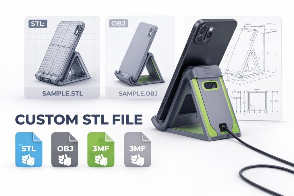 Custom 3D Modeling Service, STL OBJ 3MF File Design (Digital Download) - Border3d