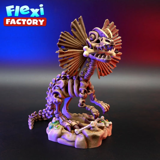 Flexi Factory Skeleton Dilophosaurus - Border3d