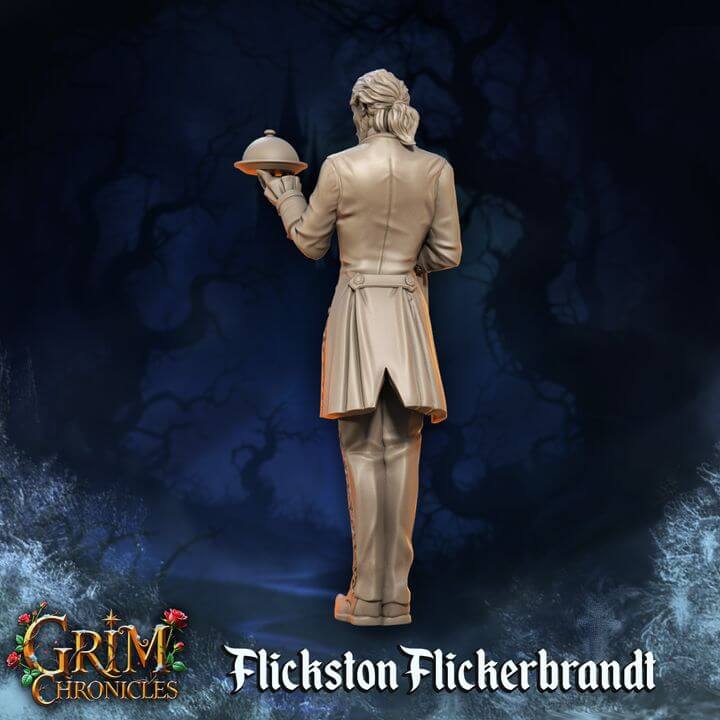 Flickston Flickerbrandt Grim Chronicles 3D printed miniature