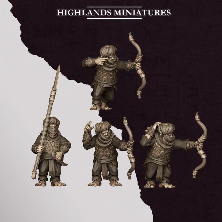 Hobgoblin War Elephant Miniature | Sons of Marduk War Beast Centerpiece 28mm 32mm 3D Printed DnD RPG Wargaming | Highlands Minis - Border3d