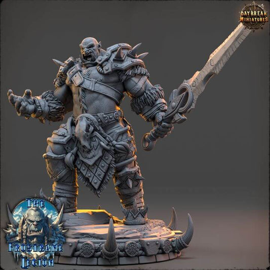 hrothvar The Silent 3D print by Border3D LLC, featuring detailed armor and weapon design.