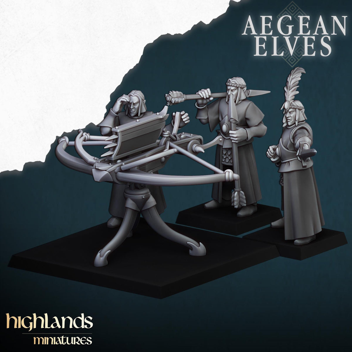 Aegean Elves Ballista by Highlands miniatures