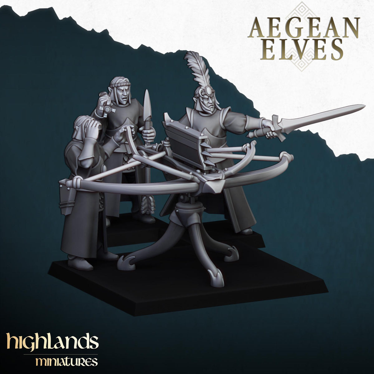 Aegean Elves Ballista by Highlands miniatures