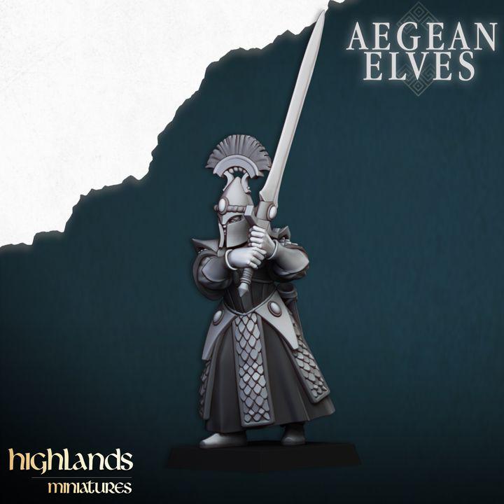 Swords of Messara 3D Miniature | Highlands Miniatures | 32mm Resin DnD Fantasy Wargaming RPG