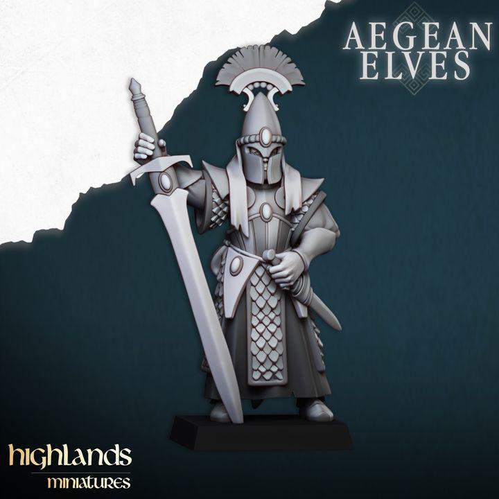 Swords of Messara 3D Miniature | Highlands Miniatures | 32mm Resin DnD Fantasy Wargaming RPG