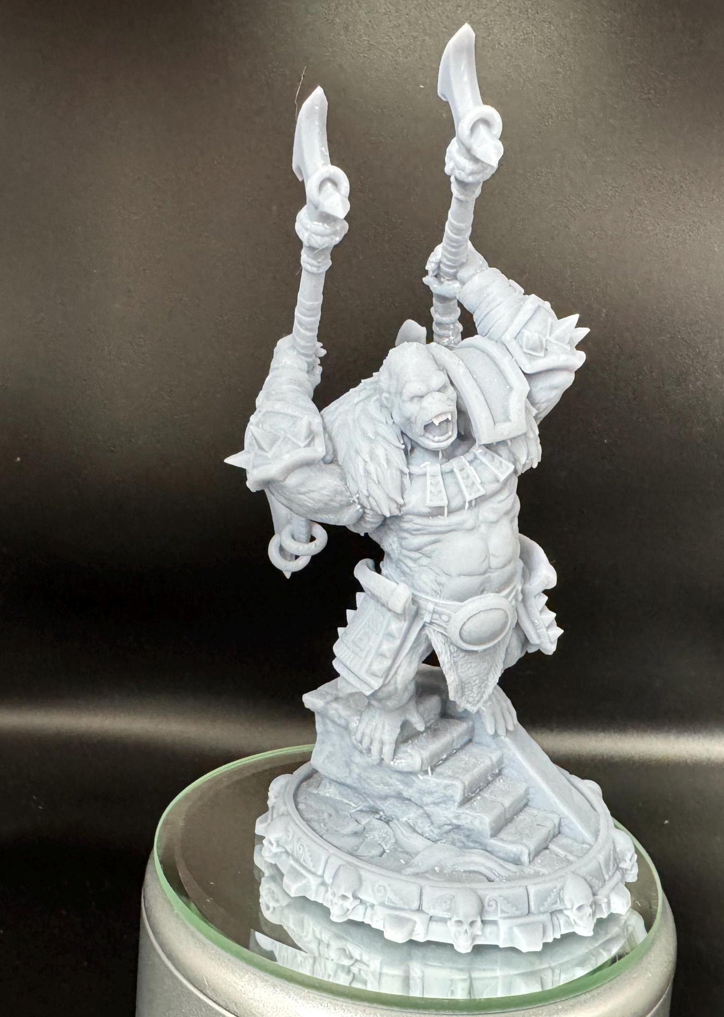 Kael Ithron — Apefolk Barbarian Warrior Miniature 32mm