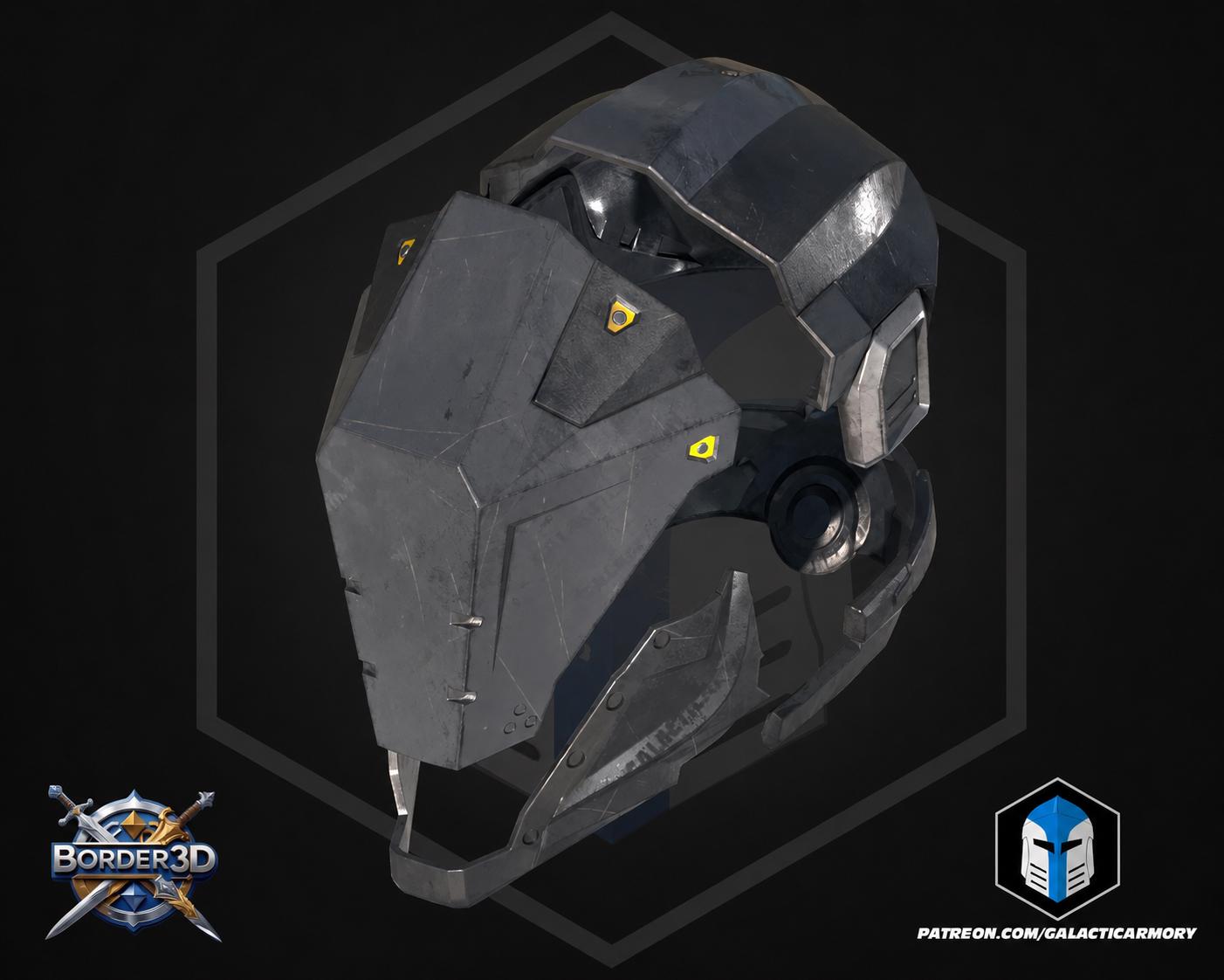 3D Printed Sci-Fi Cosplay Armor Set| Full Body Tactical Suit, Helmet Boots PLA Raw