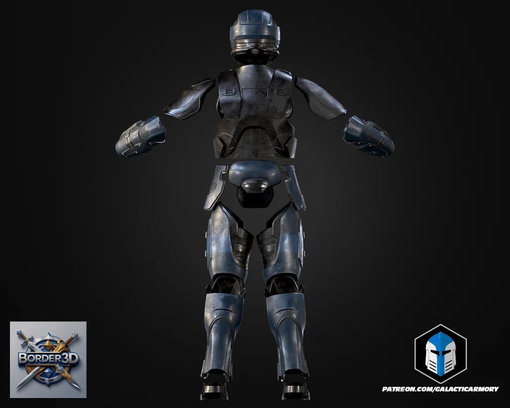 3D Printed Recon Cosplay Armor Set | Full Body Wearable Tactical Suit