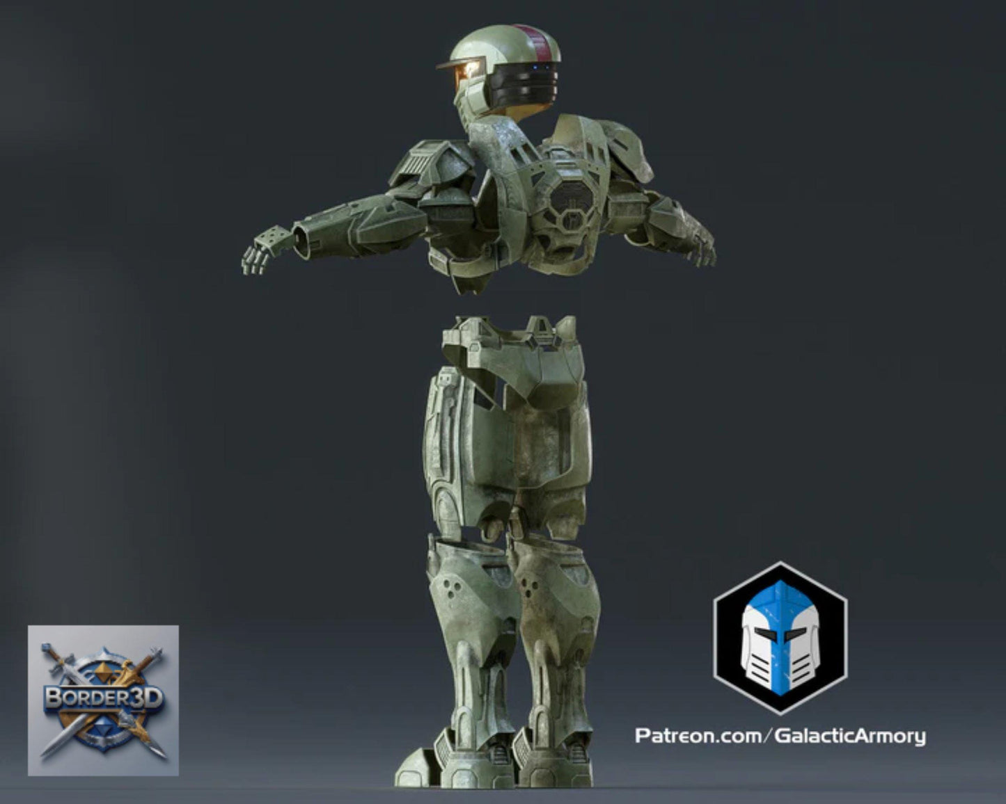 Wearable 3D Printed Orbital Drop Trooper Armor Set | PLA+ Cosplay Kit