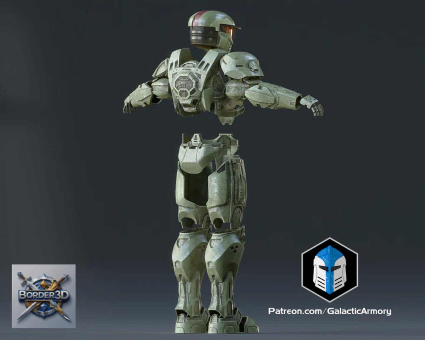 Wearable 3D Printed Orbital Drop Trooper Armor Set | PLA+ Cosplay Kit