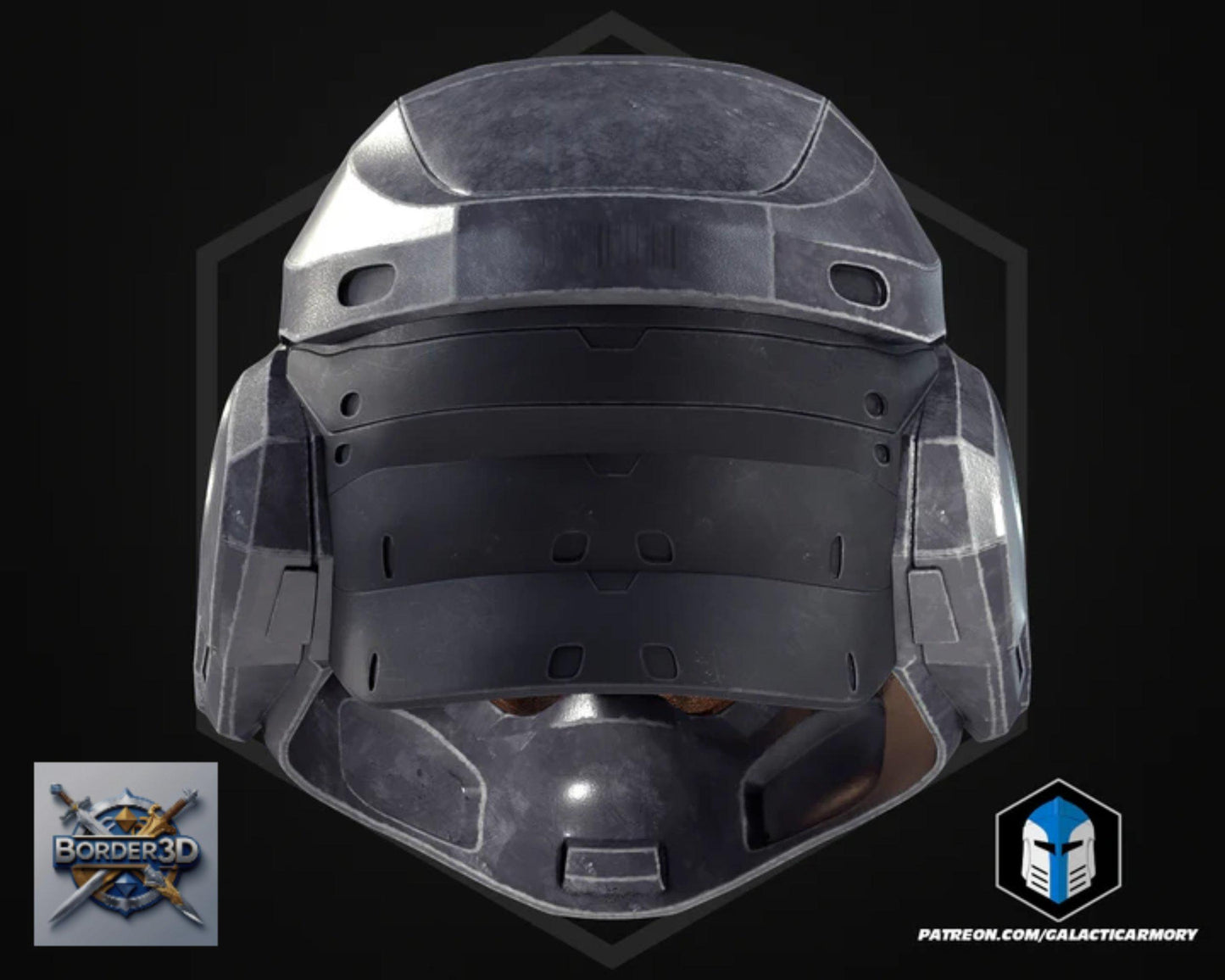 Wearable 3D Printed Lone Wolf Super Soldier Armor Set | Galactic Armory Cosplay PLA Raw