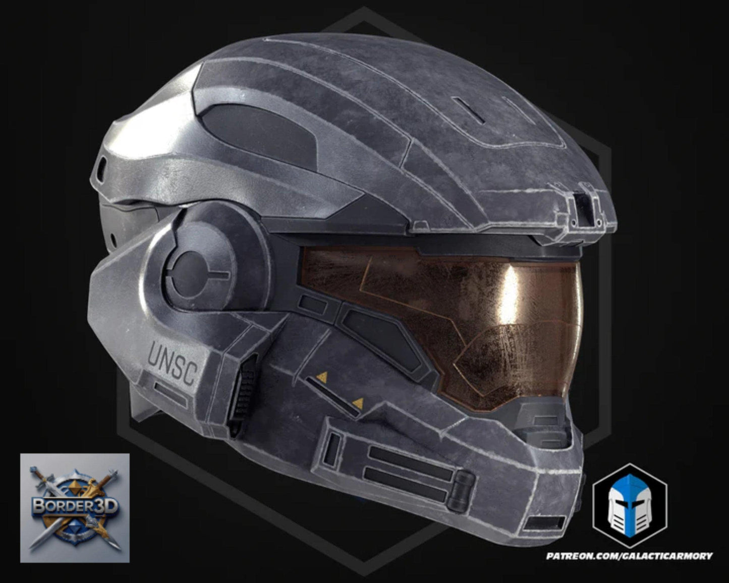 Wearable 3D Printed Lone Wolf Super Soldier Armor Set | Galactic Armory Cosplay PLA Raw