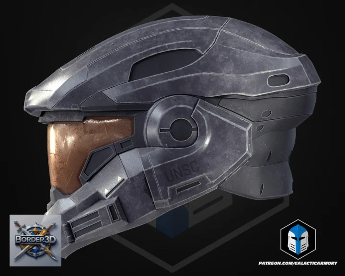 Wearable 3D Printed Lone Wolf Super Soldier Armor Set | Galactic Armory Cosplay PLA Raw