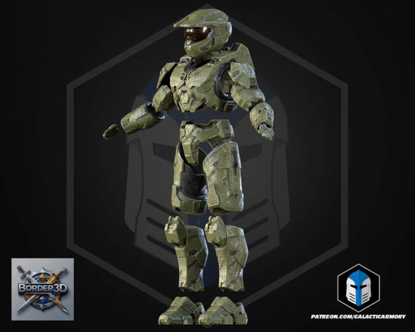 Super Soldier Armor Set | 3D Printed Wearable PLA Raw Cosplay (Galactic Armory)