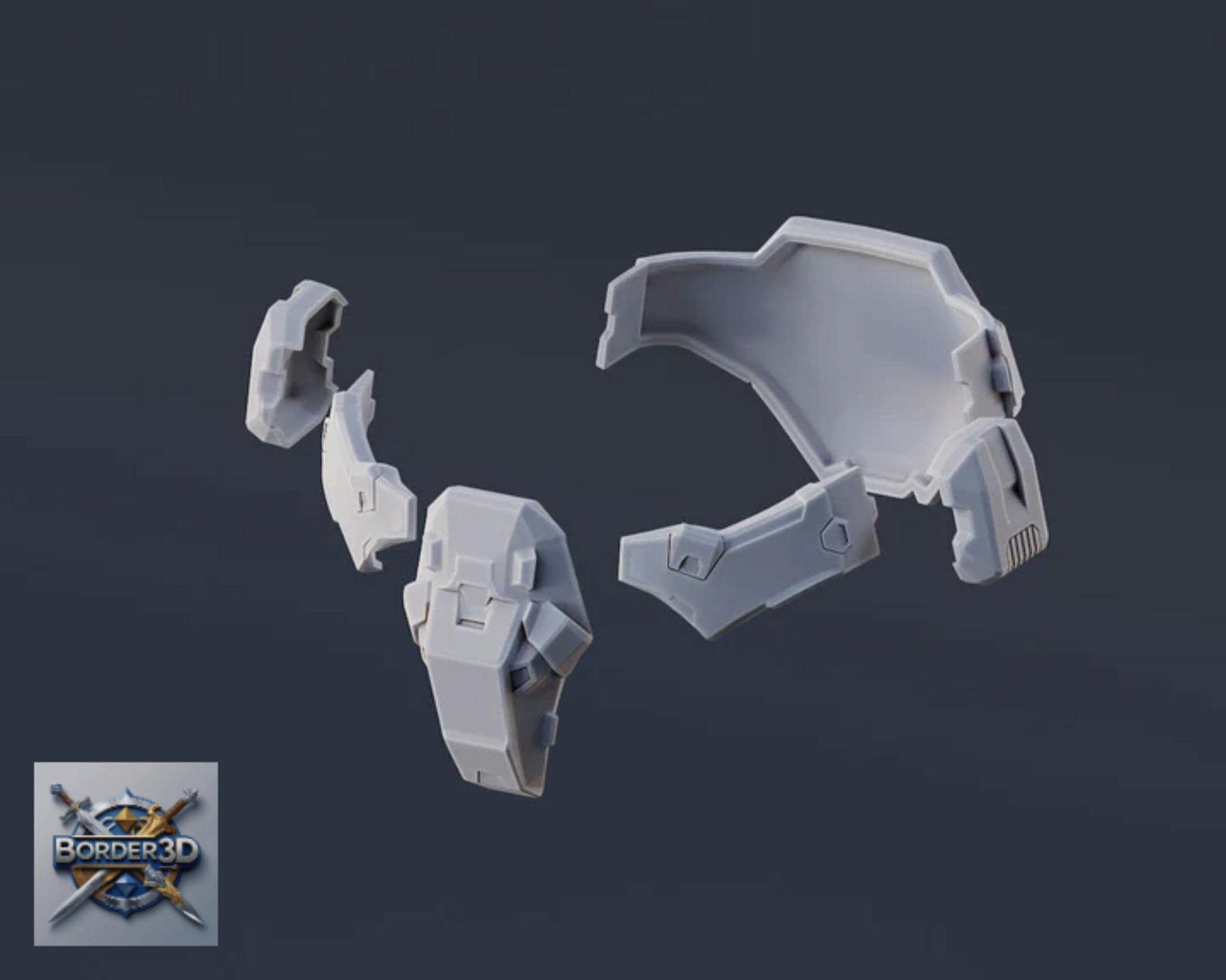 Super Soldier Armor Set | 3D Printed Wearable PLA Raw Cosplay (Galactic Armory)