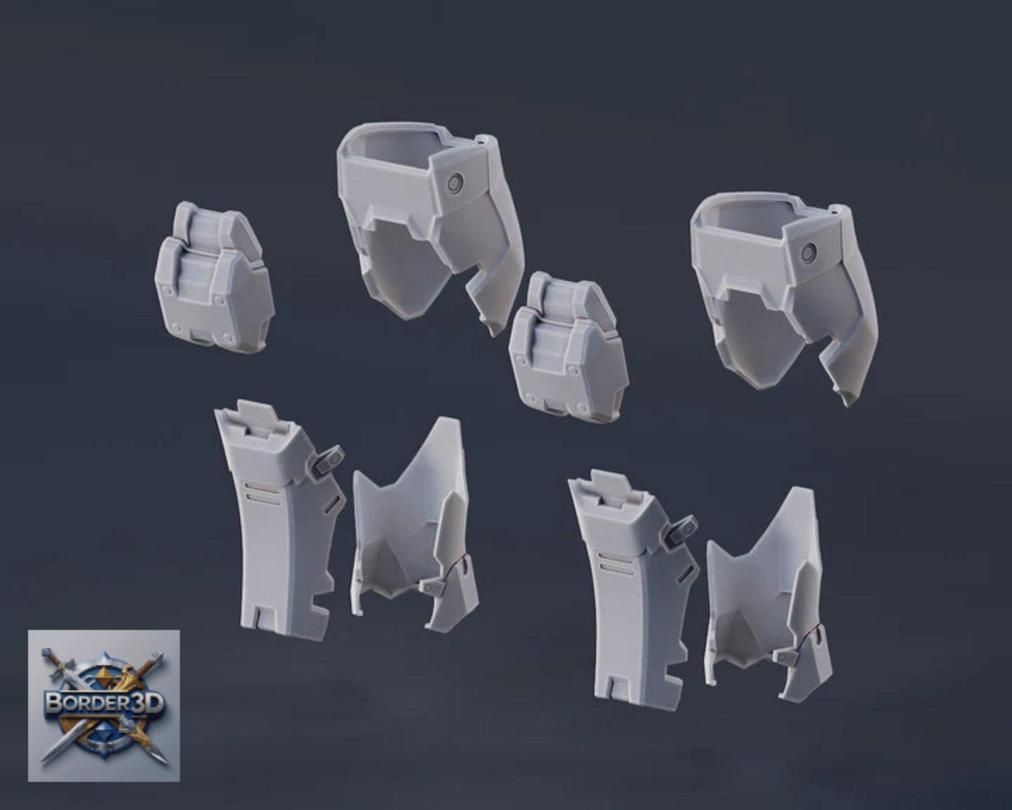 Super Soldier Armor Set | 3D Printed Wearable PLA Raw Cosplay (Galactic Armory)