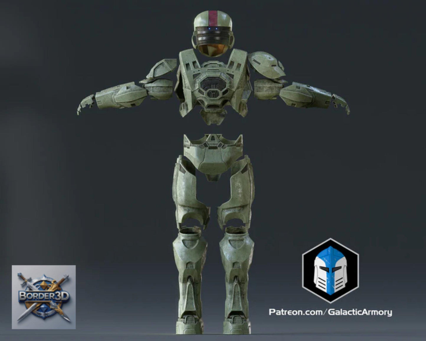 Wearable 3D Printed Orbital Drop Trooper Armor Set | PLA+ Cosplay Kit