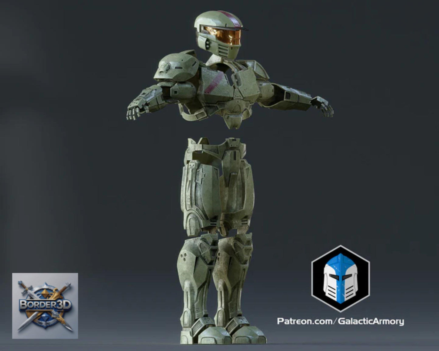 Wearable 3D Printed Orbital Drop Trooper Armor Set | PLA+ Cosplay Kit