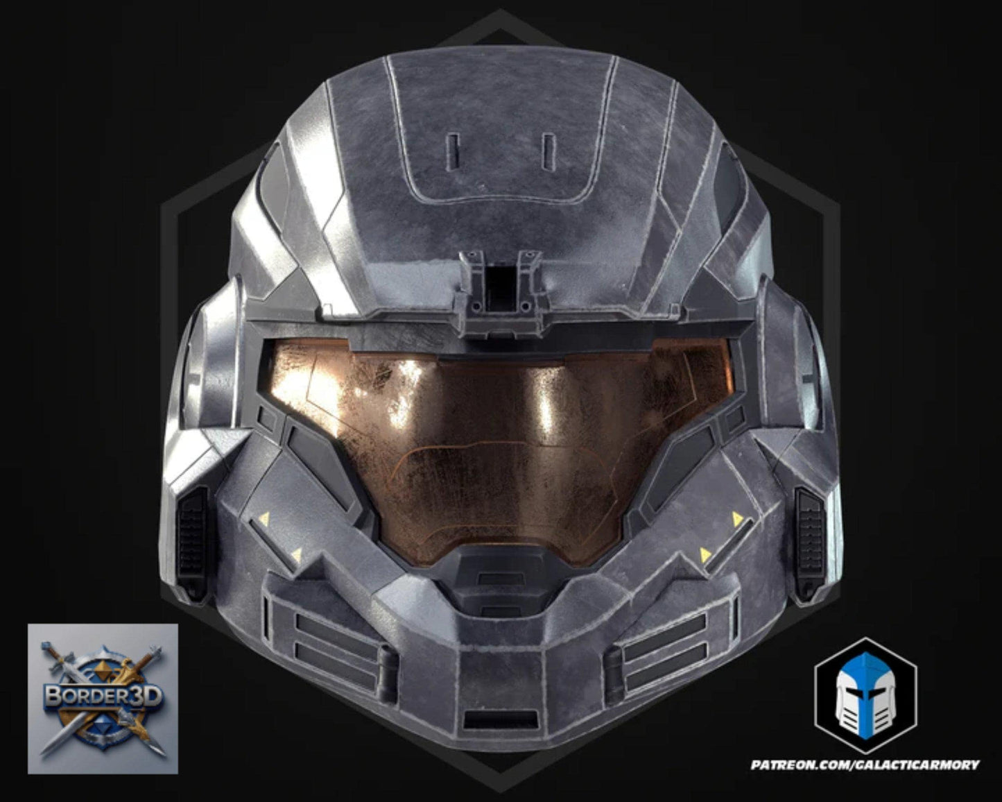 Wearable 3D Printed Lone Wolf Super Soldier Armor Set | Galactic Armory Cosplay PLA Raw