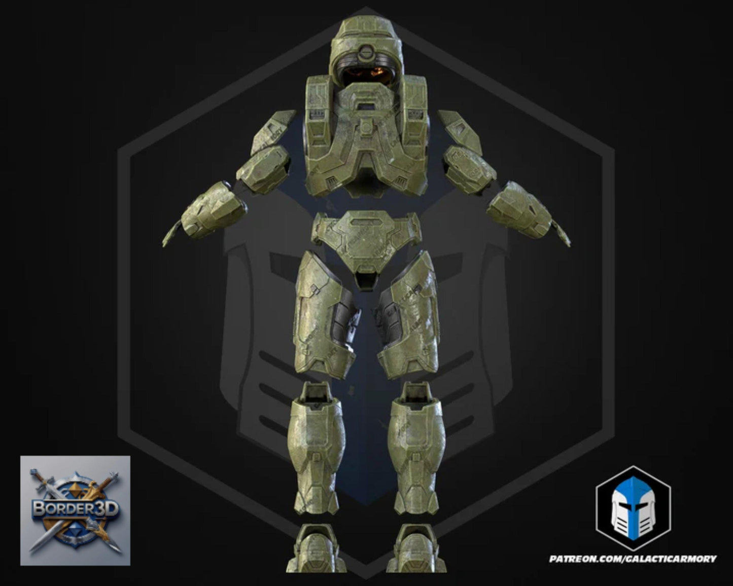 Super Soldier Armor Set | 3D Printed Wearable PLA Raw Cosplay (Galactic Armory)