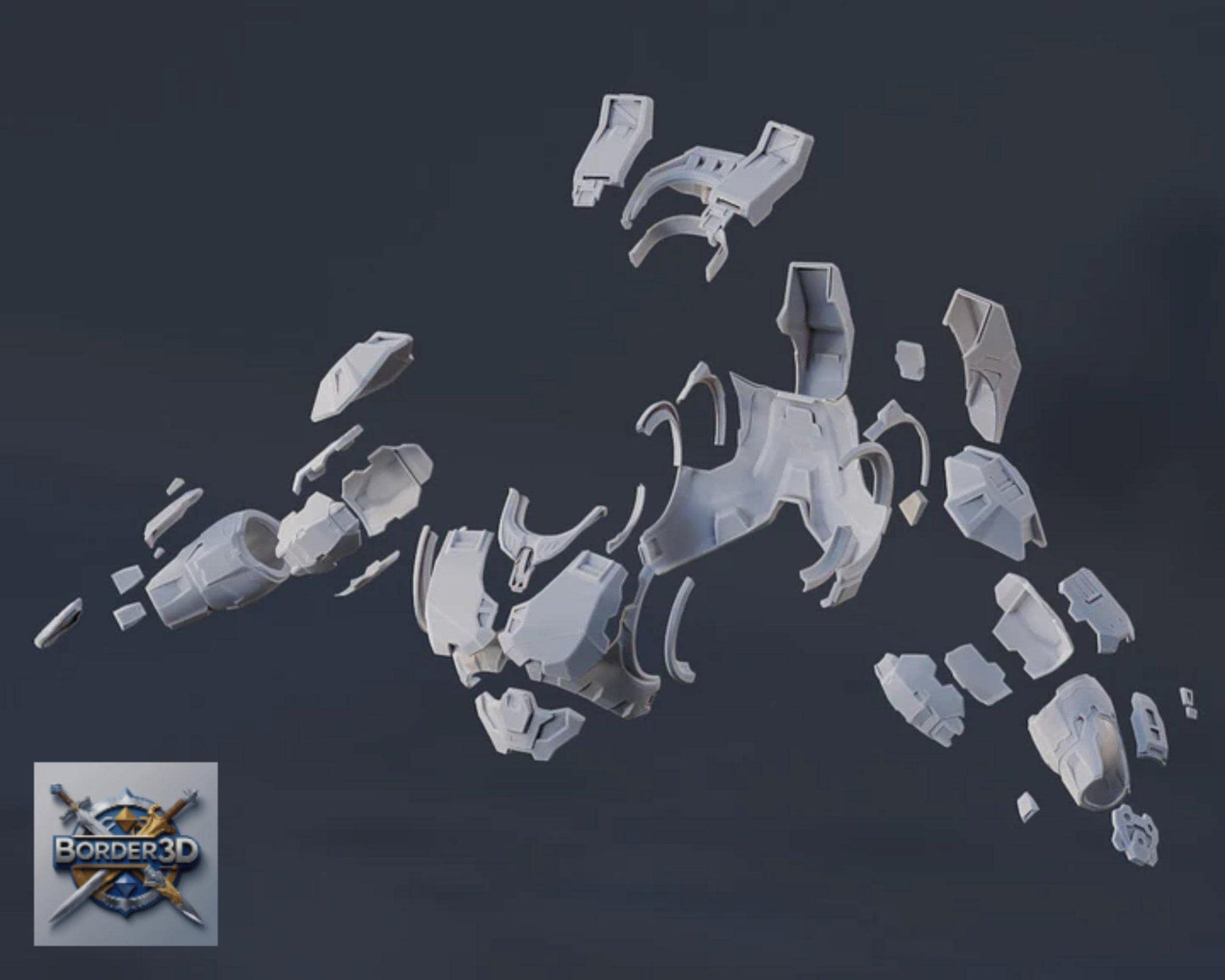 Super Soldier Armor Set | 3D Printed Wearable PLA Raw Cosplay (Galactic Armory)