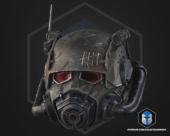 Wasteland Power Armor Set | Post-Apocalyptic Cosplay 3D Printed PLA+
