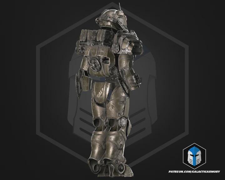 Wasteland Power Armor Set | Post-Apocalyptic Cosplay 3D Printed PLA+