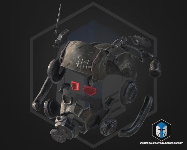 Wasteland Power Armor Set | Post-Apocalyptic Cosplay 3D Printed PLA+