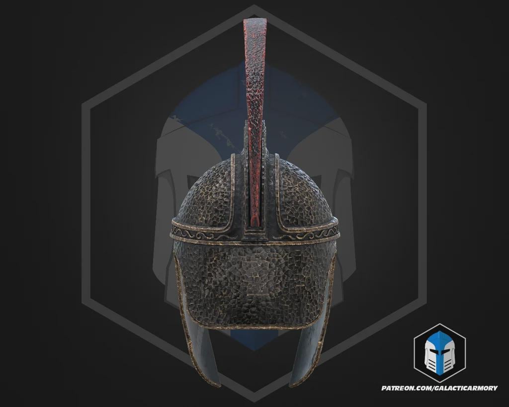 Odysseus Greek Warrior Armor Set | Wearable PLA Cosplay Helmet, Prop(Raw Print)