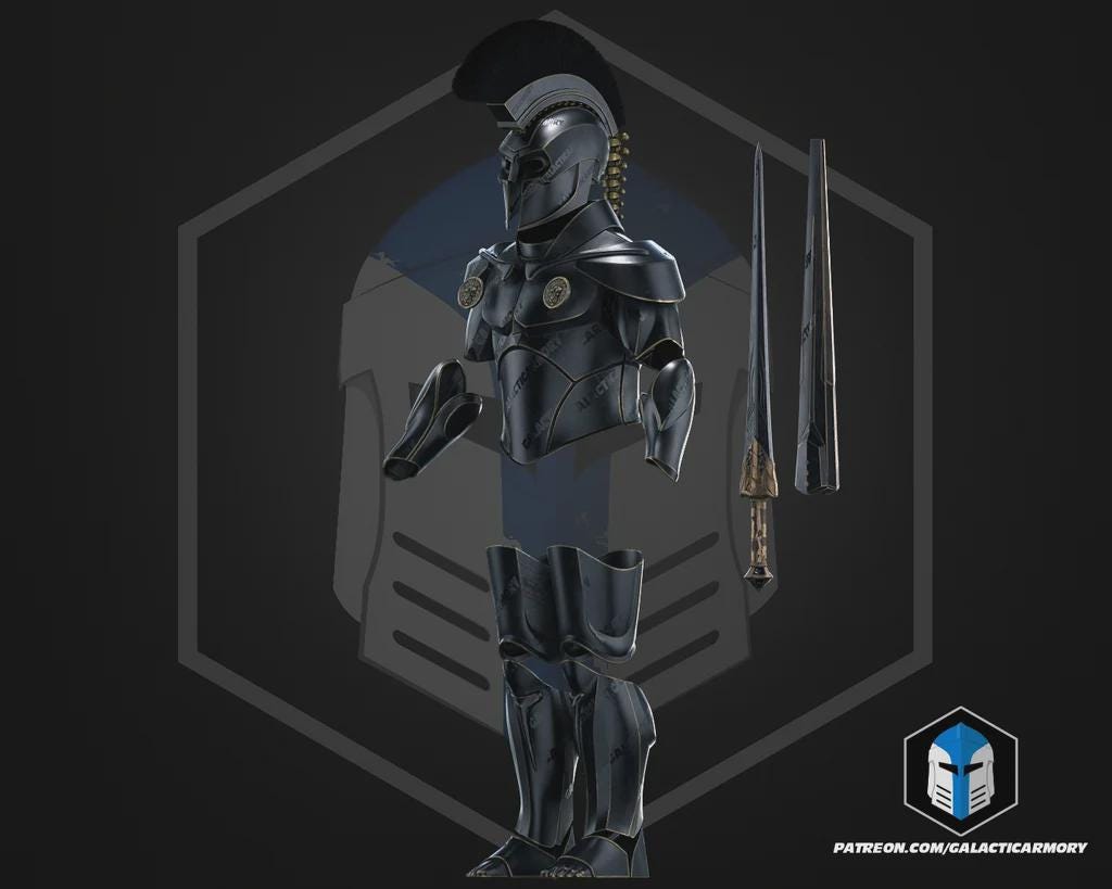 King Agamemnon Greek Warrior Armor Set | Wearable PLA Cosplay Costume Prop