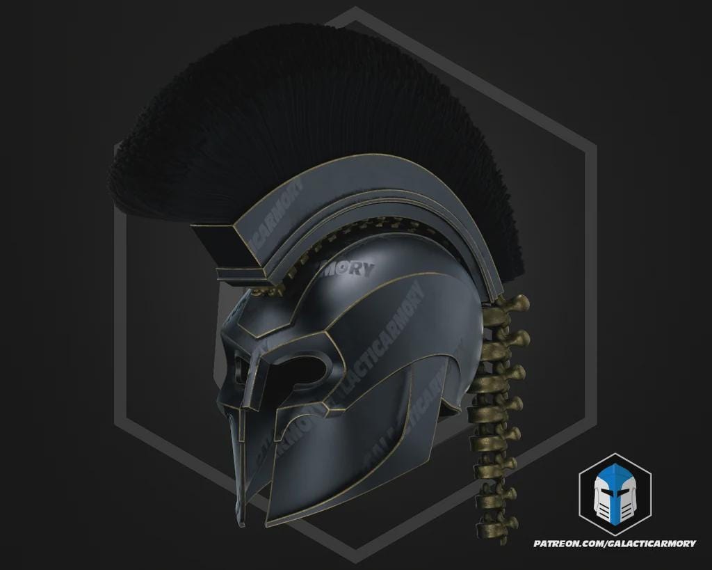 King Agamemnon Greek Warrior Armor Set | Wearable PLA Cosplay Costume Prop